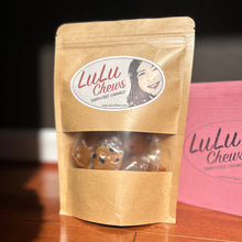 Load image into Gallery viewer, Dairy-free caramel sample bag, vegan handmade caramels by LuLuChews Baltimore
